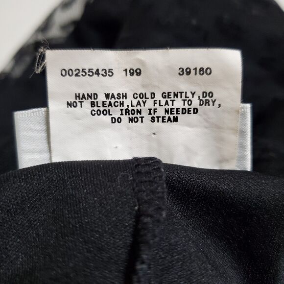 VTG 90s Y2K Maxi Dress Size L Sheer Mesh Overlay  Whimsigoth Witchy Byer Too - Picture 13 of 13